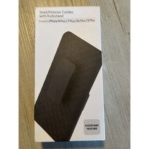 Shell Holster Combo for iPhone 8 Plus, 7 Plus, 6/6s Plus - Black
